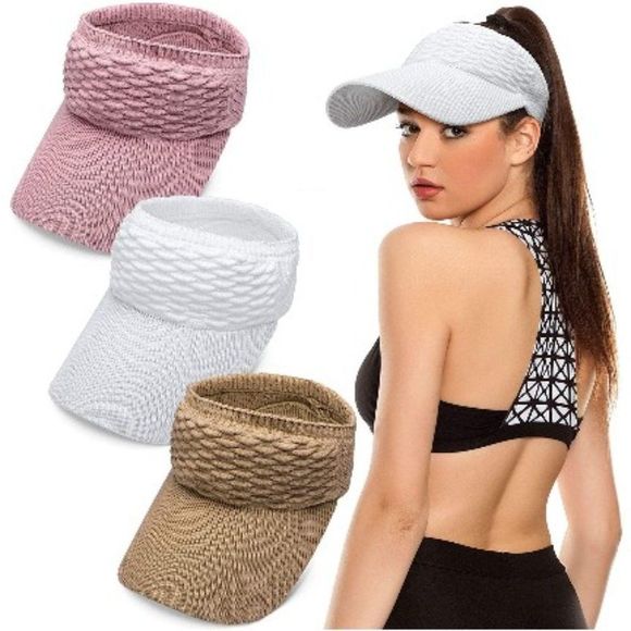 Accessories - 3 Pieces Elastic Sports Hats for UV Protective